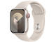 Смарт часовници Apple Watch S9 Cellular 45mm Starlight Alu Case w Starlight Sport Band - S/M