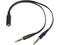 Кабели и Адаптери Makki преходник Adapter 3.5mm 4pin F / 2 x 3.5mm M
