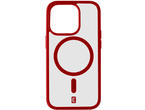 Калъфи Cellular line Pop Mag за iPhone 15 Pro, clear-red