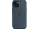 Калъфи Apple iPhone 15 Silicone Case with MagSafe - Storm Blue