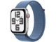 Смарт часовници Apple Watch SE2 v2 Cellular 44mm Silver Alu Case w Winter Blue Sport Loop