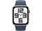 Смарт часовници Apple Watch SE2 v2 Cellular 40mm Silver Alu Case w Storm Blue Sport Band - S/M