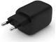 Зарядни устройства Belkin 45W PD PPS Dual USB-C GaN Charger Universal - Black