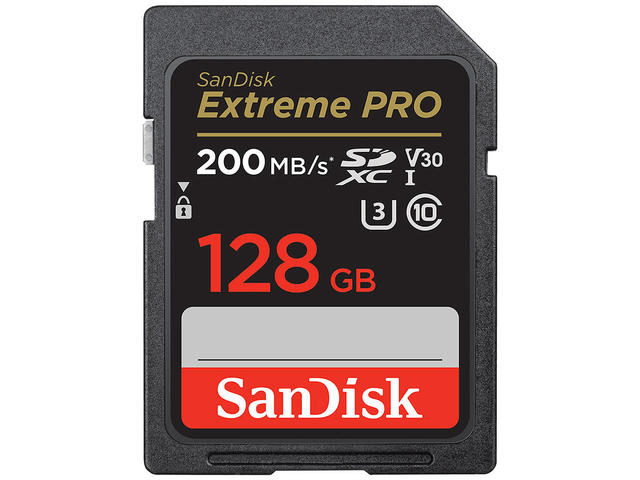 Карти памет SanDisk Extreme PRO 128GB SDXC Memory Card + 2 years RescuePRO Deluxe