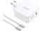 Зарядни устройства Ugreen CD289 220V NEXODE, White