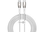 Кабели и Адаптери Baseus Glimmer fast charging USB-C 100W 2м - бял