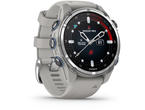 Смарт часовници Garmin Descent Mk3 - 43мм Stainless Steel с Fog Grey силиконова каишка