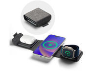 Зарядни устройства Mophie зарядно устройство 3-в-1 с MagSafe, Black