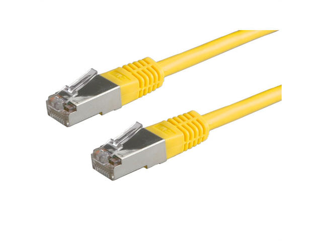 Кабели и Адаптери VALUE 21.99.1322 :: S/FTP Patch кабел, Cat.6, PiMF, 0.5 м, Жълт