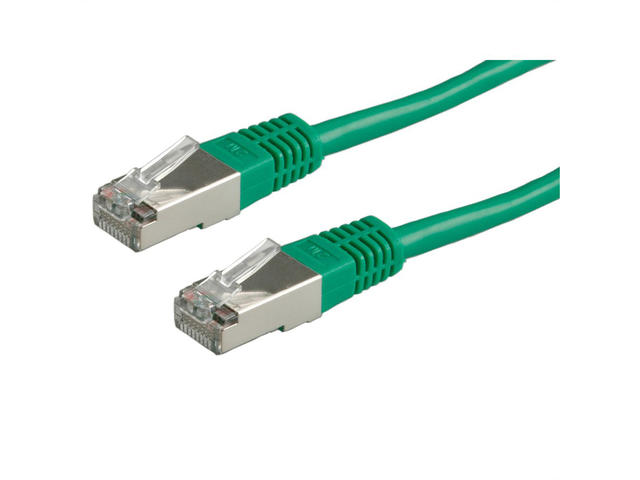 Кабели и Адаптери  VALUE 21.99.1323 :: S/FTP Patch кабел, Cat.6, PiMF, 0.5 м, Зелен