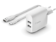 Зарядни устройства Belkin BOOST CHARGE 24w USB-A , бяло