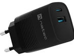 Зарядни устройства Natec Ribera Gan 30W, Black