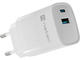 Зарядни устройства Natec Ribera Gan 30W, White