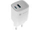 Зарядни устройства Natec Ribera Gan 30W, White