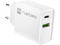 Зарядни устройства Natec Ribera Gan 20W, White