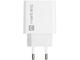 Зарядни устройства Natec Ribera Gan 18W, White