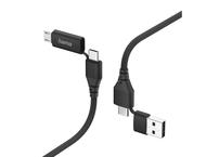 Кабели и Адаптери Hama кабел 4 в 1, USB-C и USB-A - USB-C и Micro-USB, 1,5 м
