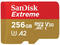 Карти памет 256GB SANDISK Extreme microSDXC A2 C10 V30 UHS-I U3