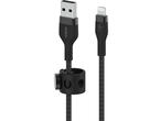 Кабели и Адаптери Belkin BoostCharge Pro Flex USB-A кабел с Lightning конектор, 3 метра, черен