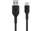 Кабели и Адаптери Belkin BoostCharge Braided USB-C към USB-A Cable, 3 метра, черен