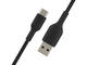 Кабели и Адаптери Belkin BoostCharge Braided USB-C към USB-A Cable, 3 метра, черен
