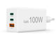 Зарядни устройства Hama, GaN, мини зарядно устройство, PD, 100 W, бяло