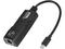 Кабели и Адаптери Мрежови адаптер Estillo 10/100/1000 Mbps, USB-C 3.1 към RJ45, Черен