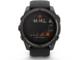 Смарт часовници Garmin fēnix 8 – 51 мм Solar, Sapphire - Carbon Gray DLC Titanium с Black/Pebble Gray силиконова каишка
