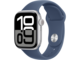Смарт часовници Apple Watch S10 GPS 42mm Silver Alu Case with Denim Sport Band - M/L
