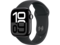 Смарт часовници Apple Watch S10 GPS + Cellular 42mm Jet Black Alu Case with Black Sport Band - S/M
