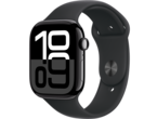 Смарт часовници Apple Watch S10 GPS 46mm Jet Black Alu Case with Black Sport Band - S/M