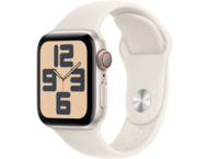 Смарт часовници Apple Watch SE2 (2024) GPS + Cellular 40mm Starlight Alu Case with Starlight Sport Band - M/L