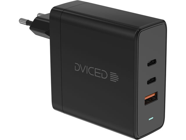 Зарядни устройства Dviced Wall charger 140W GaN EU, Black