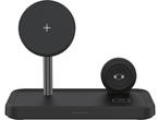 Зарядни устройства Dviced 3-in-1 magnetic wireless charger 10W fast charge, Black