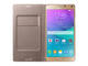 Калъфи Калъф Samsung Flip Wallet за Galaxy Note 4 в златисто