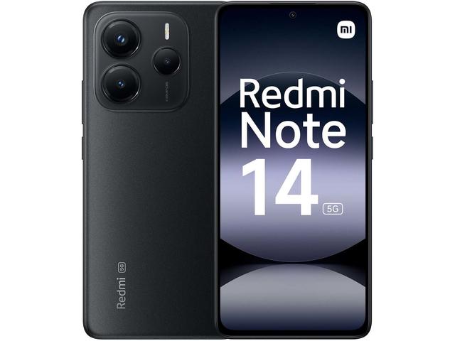 Смартфони Xiaomi Redmi Note 14 5G - 6GB RAM / 128GB, Midnight Black