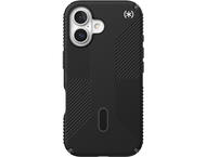 Калъфи Speck Presidio2 Grip, за iPhone 16, MagSafe + ClickLock, Black - Slate Grey