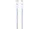 Кабели и Адаптери Dviced Cable USB-C to Lightning Nylon Textile 1,25m - White