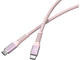 Кабели и Адаптери Verbatim Sync & Charge USB-C to USB-C 100W Magnetic 120 cm - Pink