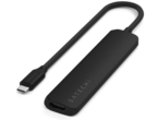 USB Хъб Satechi 6-in-1 USB-C Slim Multiport Adapter - Black