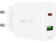 Зарядни устройства Acefast  Fast Charge Wall Charger A25 PD20W (1xUSB-C+1xUSB-A) EU