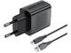 Зарядни устройства Acefast Fast Charge Wall Charger A90 QC18W GaN (1xUSB-A) EU, с кабел