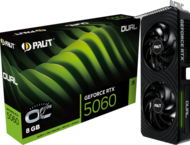 Видео карти Palit GeForce RTX 5060 Dual OC 8GB