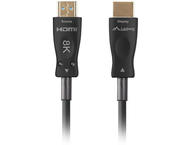 Кабели и Адаптери Lanberg HDMI M/M v2.1 кабел 50 м оптичен черен aoc