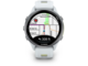 Смарт часовници Garmin Forerunner® 970 - Titanium с Whitestone корпус и Whitestone/Translucent Amp Yellow каишка 