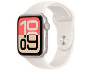 Смарт часовници Apple Watch SE 3 GPS 44mm Starlight Aluminium Case with Starlight Sport Band - M/L