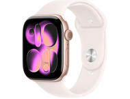 Смарт часовници Apple Watch Series 11 GPS 42mm Rose Gold Aluminium Case with Light Blush Sport Band - M/L