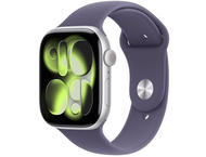 Смарт часовници Apple Watch Series 11 GPS 42mm Silver Aluminium Case with Purple Fog Sport Band - S/M
