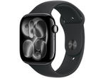 Смарт часовници Apple Watch S11 GPS + Cellular 42mm Jet Black Aluminium Case with Black Sport Band - S/M