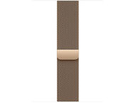 Смарт часовници Apple Watch S11 GPS + Cellular 42mm Gold Titanium Case with Gold Milanese Loop